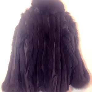 George Simonton Couture Reversible Brown Fox FurXS